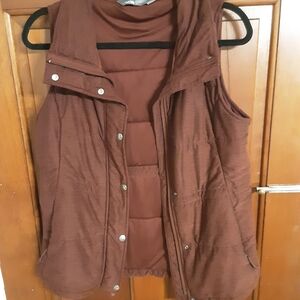 The North Face Brown Quilted Women's Vest